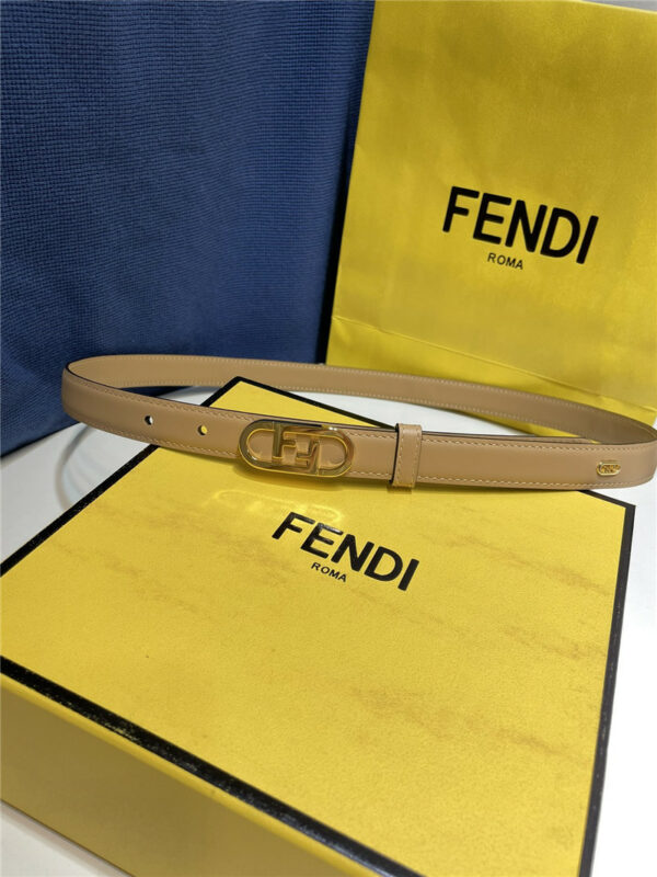 fendi narrow belt with loops
