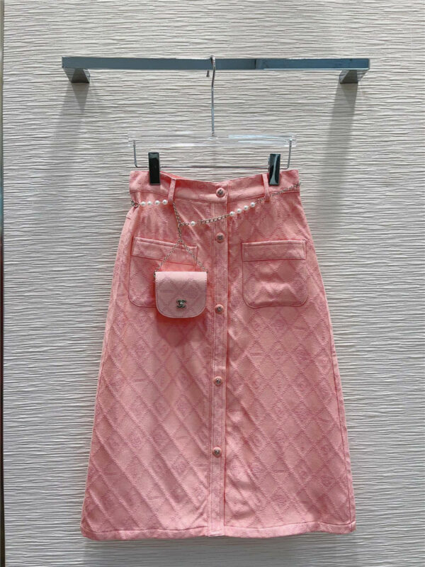 Chanel Monogram jacquard skirt