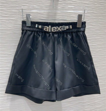 alexander wang heavy industry hot diamond shorts