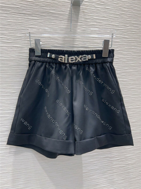 alexander wang heavy industry hot diamond shorts