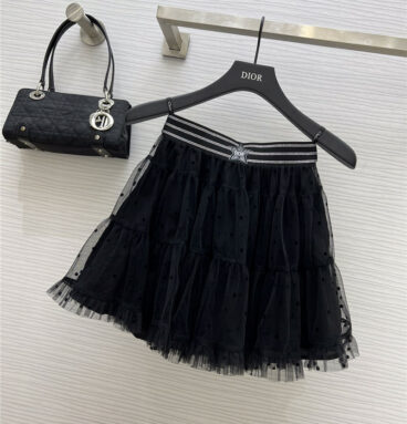 Dior new polka dot short skirt