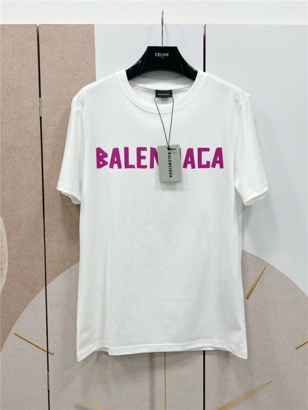 Balenciaga new letter print T-shirt