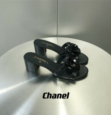 chanel camellia slippers sandals