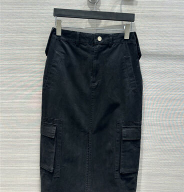 prada slit design tooling pocket temperament skirt