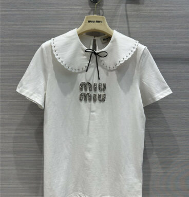 miumiu girly temperament loose T-shirt top