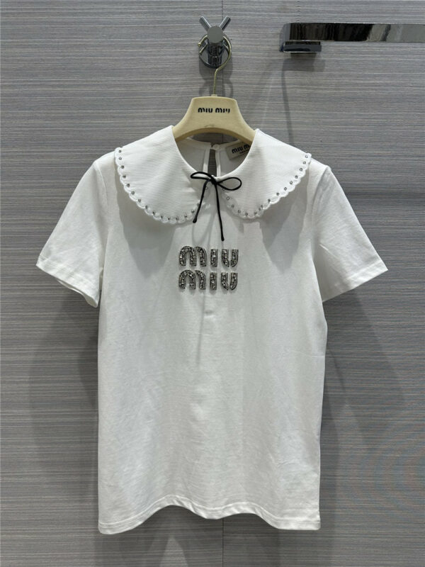 miumiu girly temperament loose T-shirt top