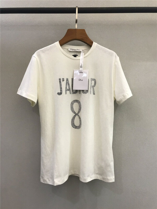 Dior new print 8 character T-shirt