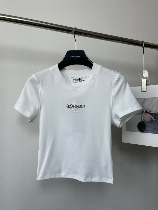 YSL fitted logo T-shirt