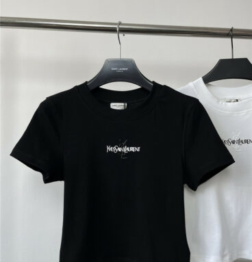 YSL fitted logo T-shirt