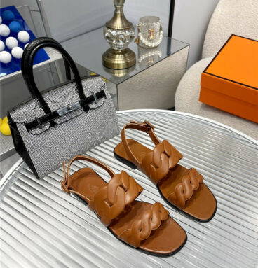 Hermès pig nose sandals