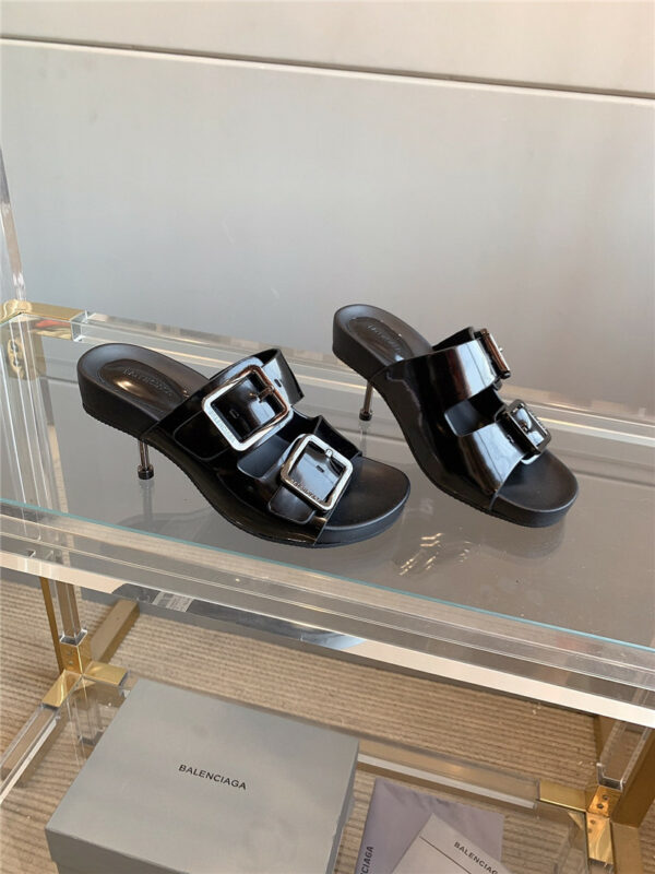 Balenciaga new high-heeled slippers