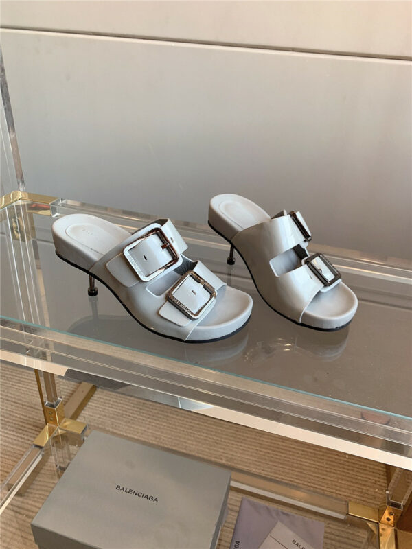 Balenciaga new high-heeled slippers