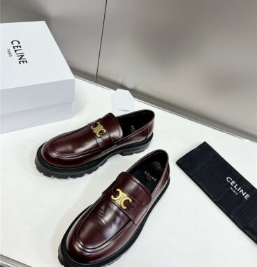 celine spring and summer triumphal arch loafers