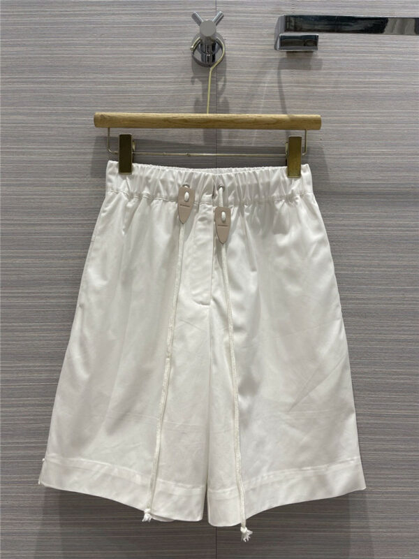 jil sander elastic waist cargo pocket straight cropped pants