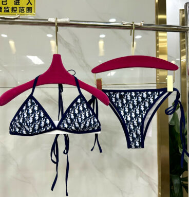 dior bee embroidery presbyopic bikini swimsuit