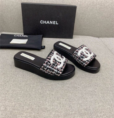 Chanel summer new platform slippers
