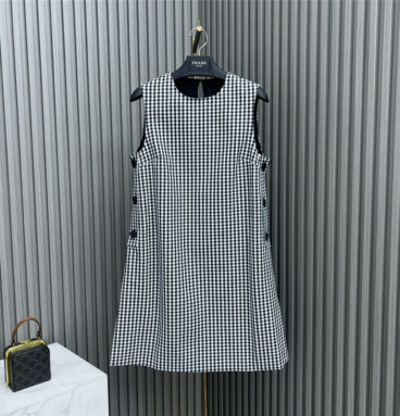 dior houndstooth long top