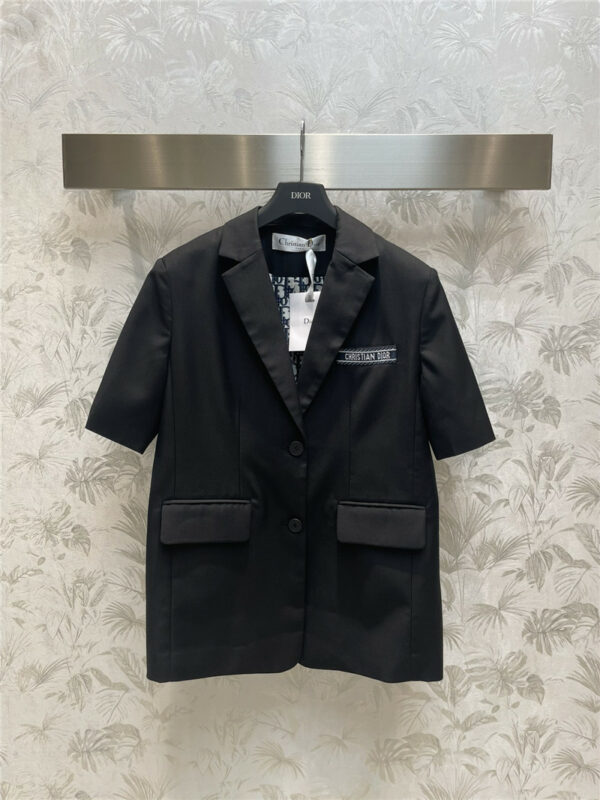 Dior spring and summer new short-sleeved suit jacket