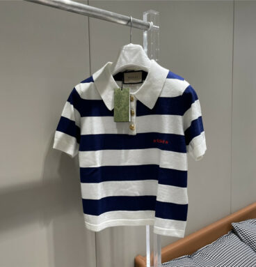 gucci new polo knitted short sleeve