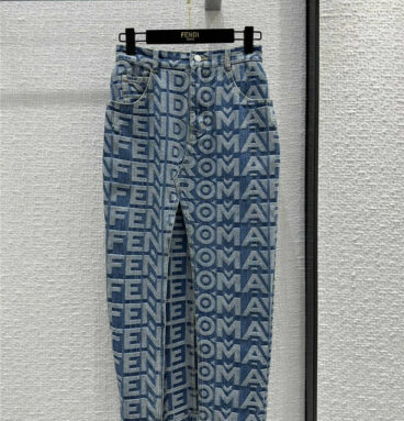 fendi new denim long skirt