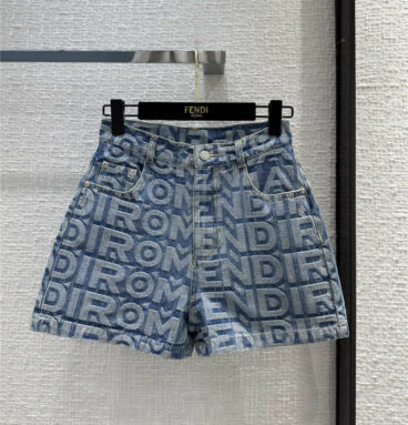fendi new denim shorts