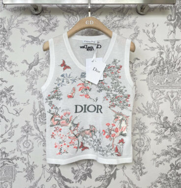 Dior early autumn new knitted vest