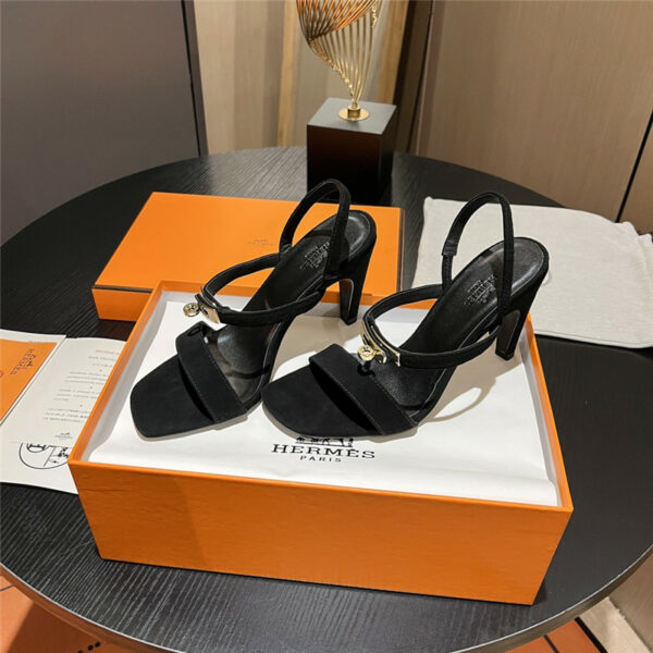 Hermès classic H high-heeled sandals