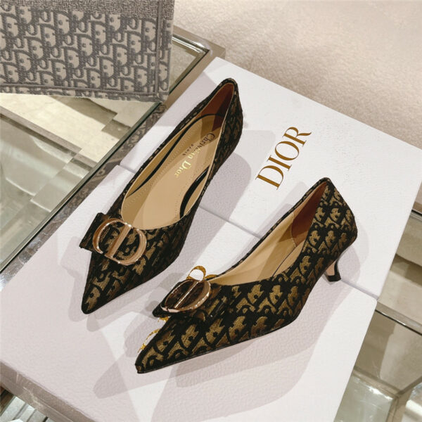 dior early spring new cat heel shoes