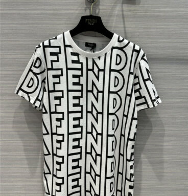 fendi limited capsule collection letter T-shirt