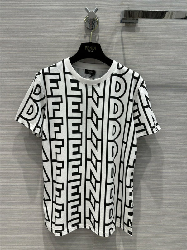 fendi limited capsule collection letter T-shirt