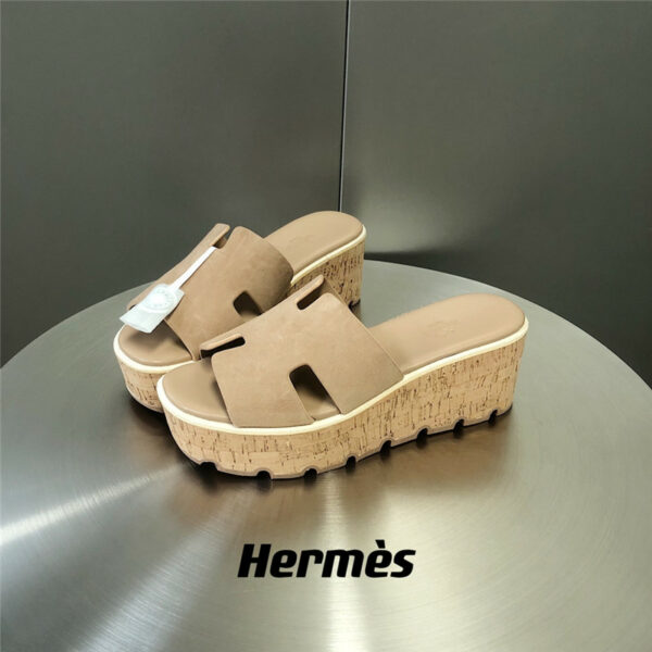 Hermès Platform Slippers