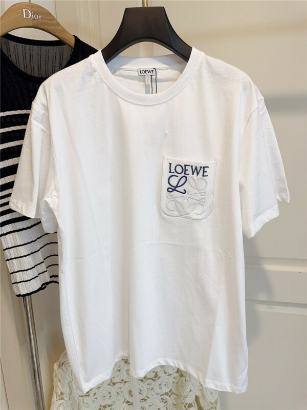 loewe pocket logo white T-shirt