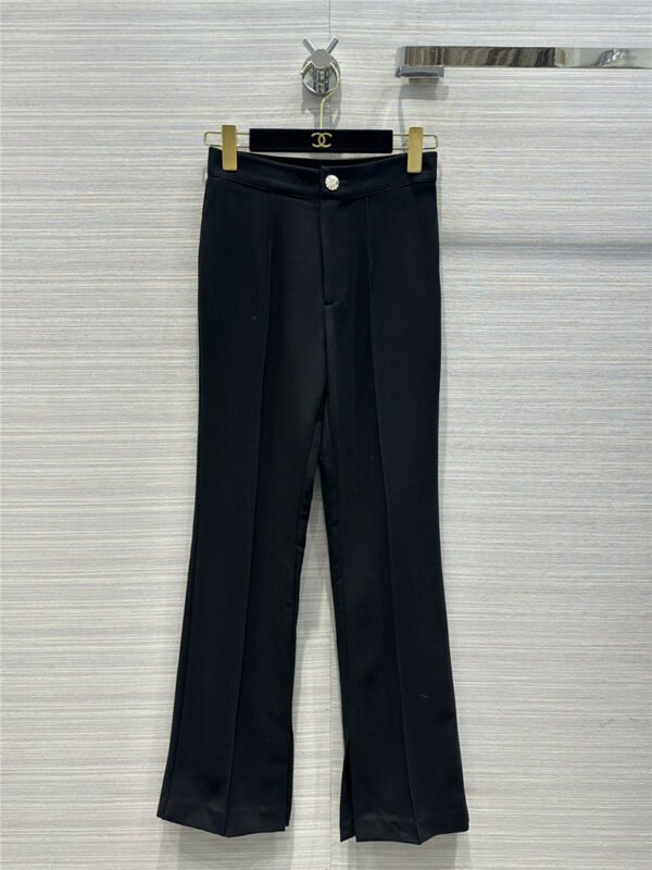 Chanel black trousers