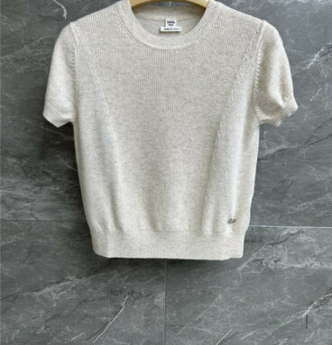 Hermès Short Sleeve Knitted Sweater