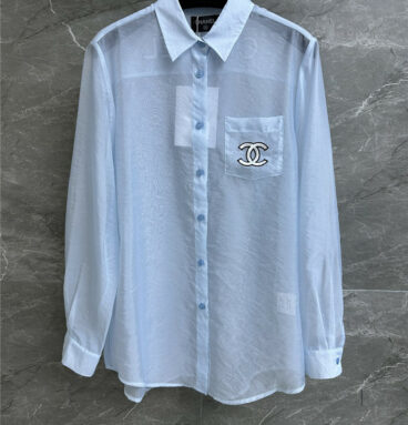 chanel embroidered shirt