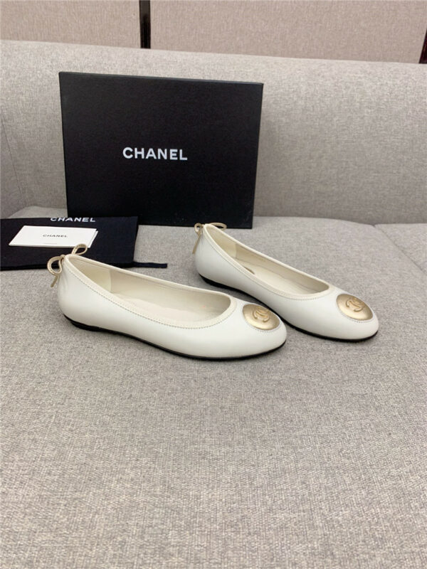 chanel vintage flat shoes