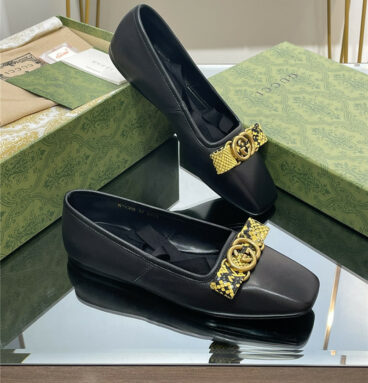 gucci early autumn flat ballet shoes