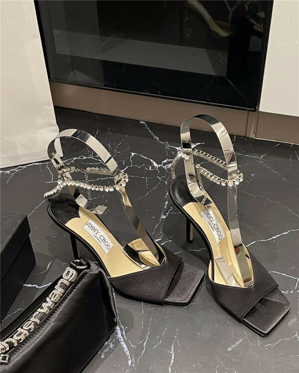Jimmy Choo new ice fish mouth high-heeled sandals