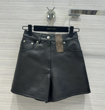louis vuitton LV presbyopic pocket genuine leather shorts