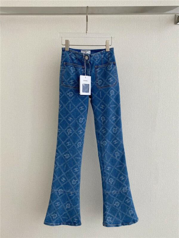 Chanel vintage double pocket jeans