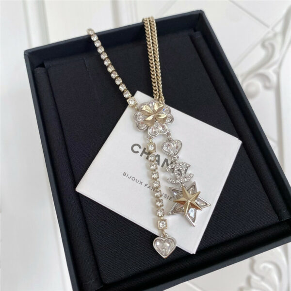 Chanel Four Leaf Flower Double C Star Love Necklace