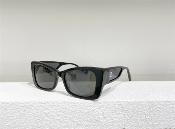 chanel square transparent sunglasses