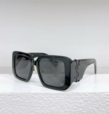 YSL new trendy wide-brimmed sunglasses