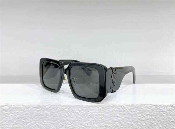YSL new trendy wide-brimmed sunglasses
