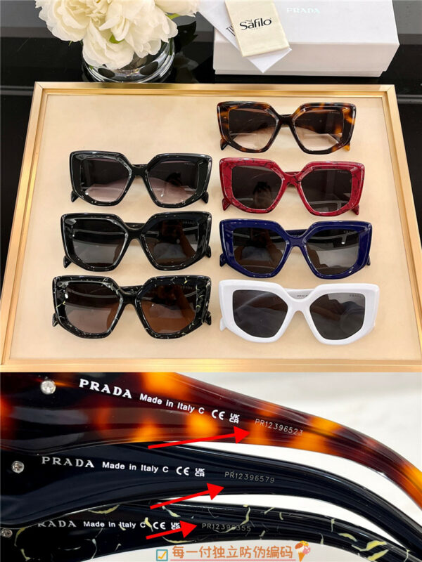 Prada new trendy luxury all-match sunglasses