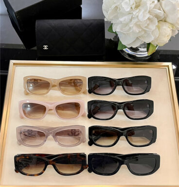 Chanel new trendy middle-aged sunglasses