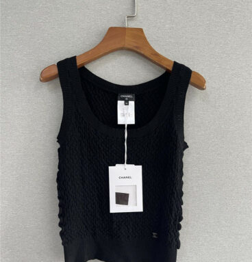 Chanel U-neck knitted vest
