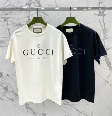gucci letter logo print T-shirt