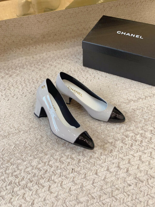 Chanel new patent leather shoes