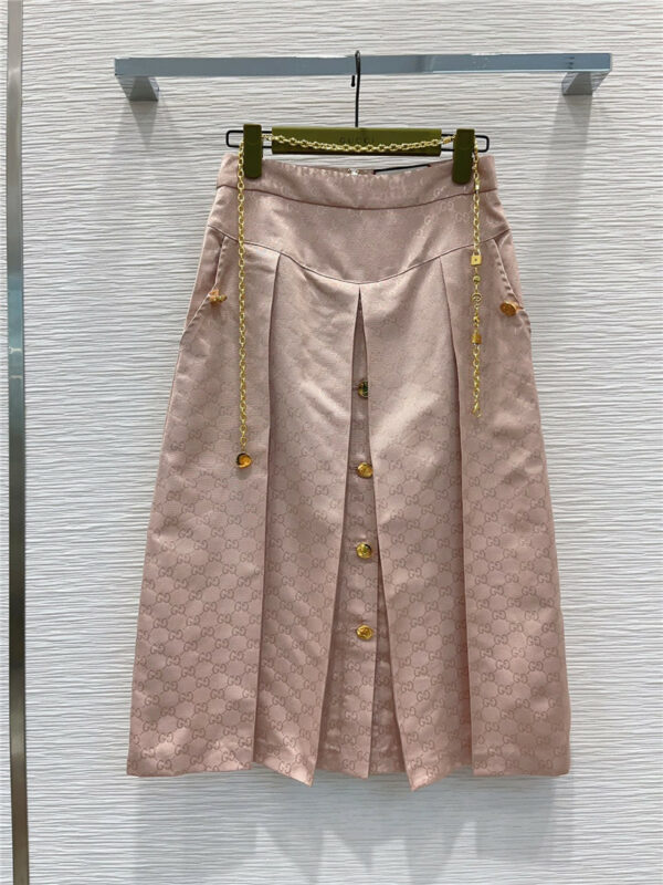 gucci horseshoe buckle middle antique skirt